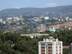 Addis-Abeba : city center.