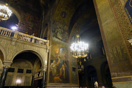 Bulgaria: Alexander Nevsky Cathedral, Sofia : interior