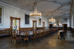 Copenhagen: Inside the Dining Hall at Christiansborg Palace