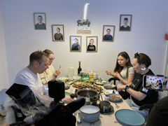 Greenlander family dinner