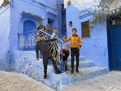 Morocco : des jeunes de Chefchaouen